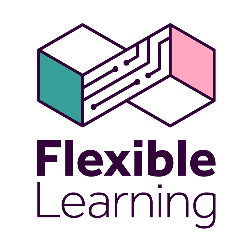 A logo that reads 'Flexible Learning'