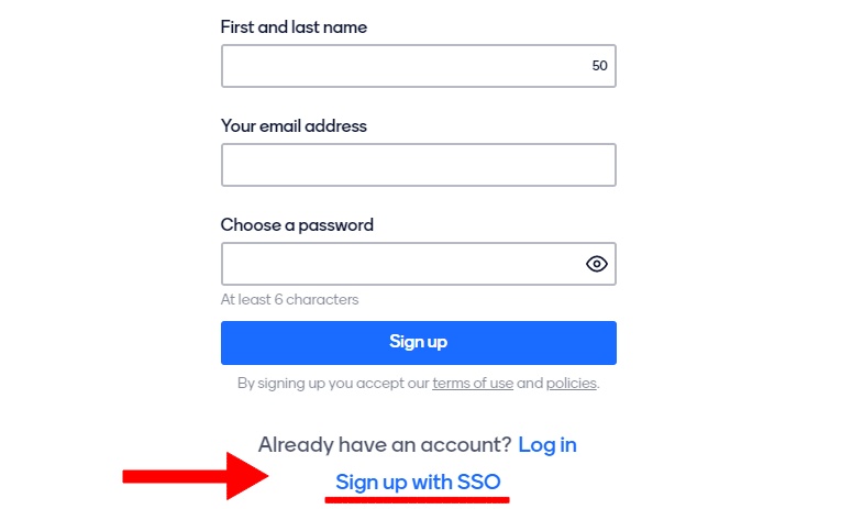 image showing login box