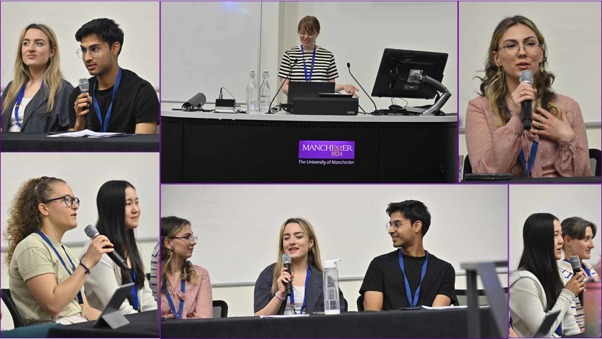 A close up image of the main speakers at the first plenary session of the conference.