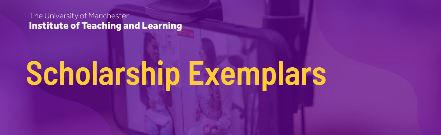 A header saying 'Scholarship Exemplars'